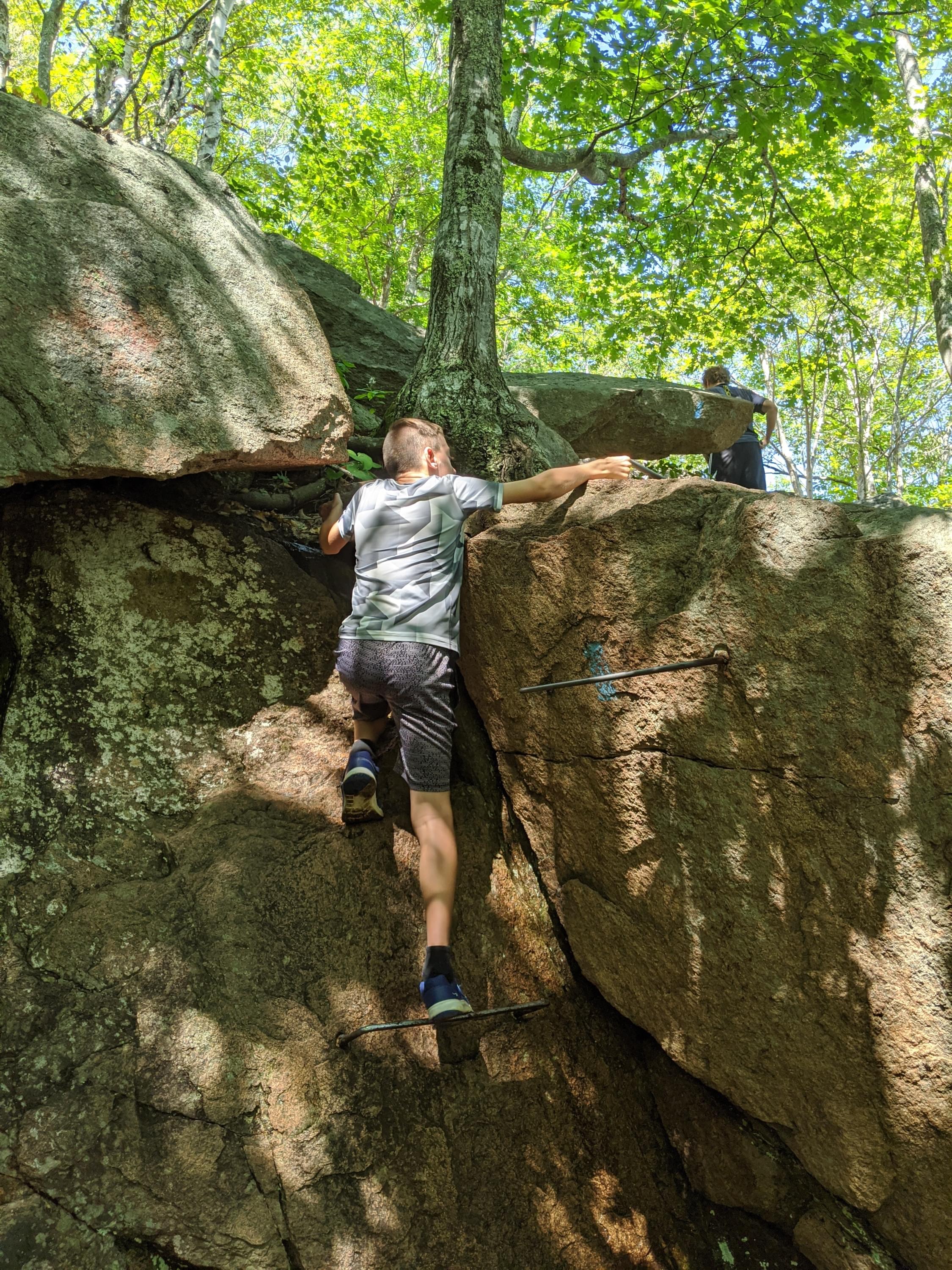The ’Challenge Rock’ at The Precipice Trail